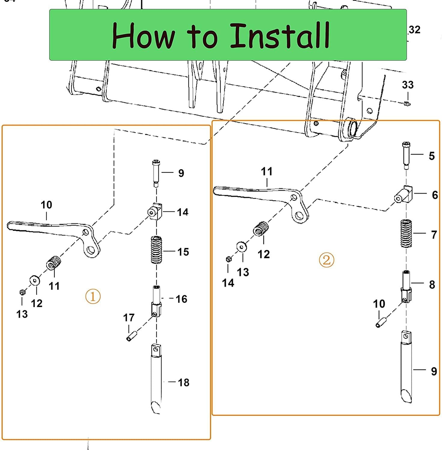 jeenda left and right hand lever kit 6724776 6724775 for bobcat 751 753 763 773 7753 863 873 s130 s220 s250 s300 a220 a300 s100 s130 s150 s160 t110 630 631 632 641 642 643 645 653