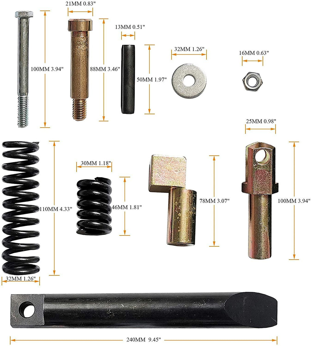 jeenda left and right hand lever kit 6724776 6724775 for bobcat 751 753 763 773 7753 863 873 s130 s220 s250 s300 a220 a300 s100 s130 s150 s160 t110 630 631 632 641 642 643 645 653