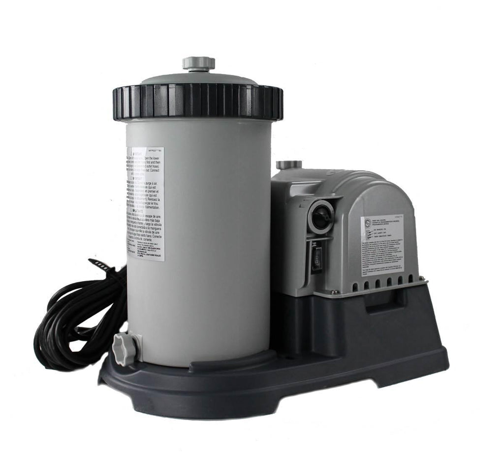 intex automatic pool vacuum, filter pump &amp; tybe b replacement cartridge (3 pack)