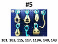 SET#5  HEAVY DUTY AUTO BODY FRAME MACHINE PULLING TOOLS AND CLAMPS SET MEGA PACK