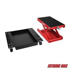 Extreme Max 1100 lb. Wide Motorcycle Scissor Jack with Dolly