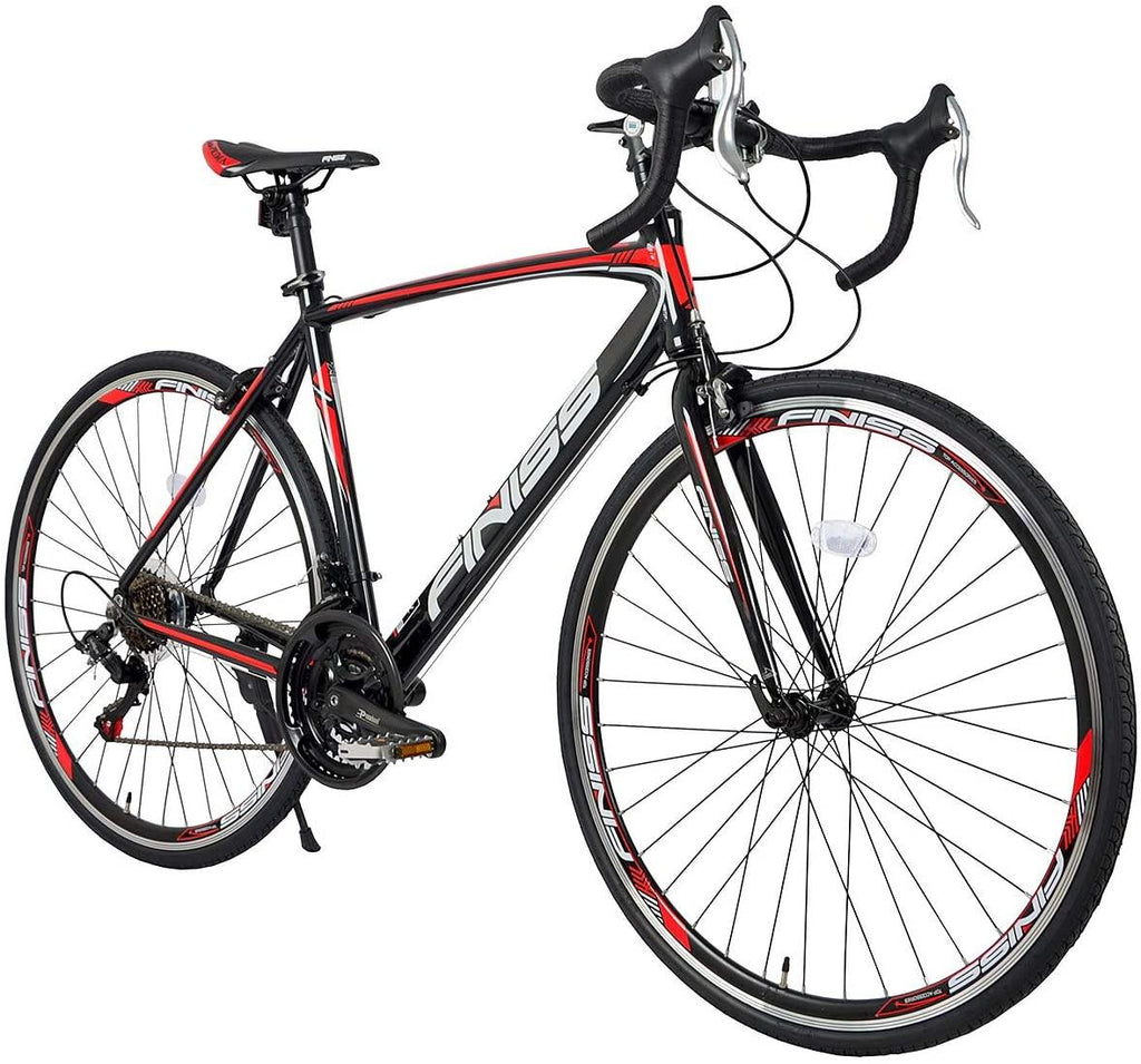 AURORAELIGHT 21 Speed Road Bike 700C Wheels Road Aluminum Bicycle Dual Disc Brake