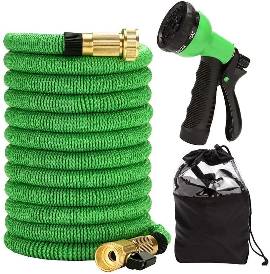 ZLSP Hose Nozzle Garden 8 Adjustable Patterns Hose Spray Gun Pressure Spray Nozzle, Hose Gun for Garden, Watering Lawn, Car Washing, Cleaning, Pets Wash Nozzle Easy to use(Green) Garden Hose