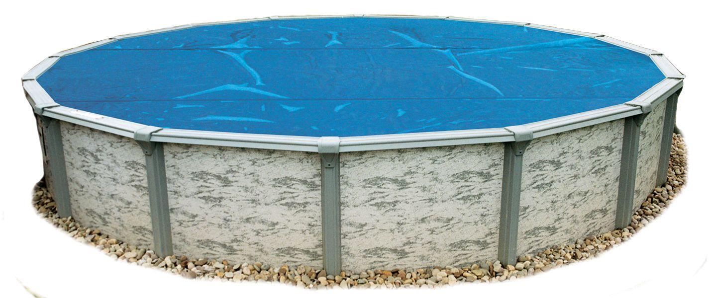 Blue Wave 24 ft. round 8 Mil Blue Solar Blanket For Above Ground Swimming Pools