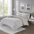Home Essence Apartment Space Dyed MelanCotton Jersey Knit Comforter Set