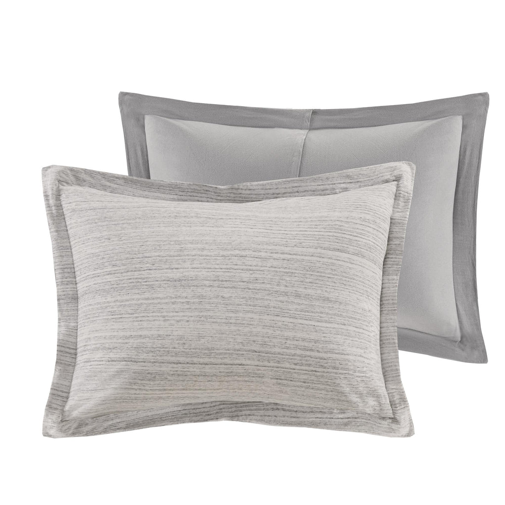 Home Essence Apartment Space Dyed MelanCotton Jersey Knit Comforter Set