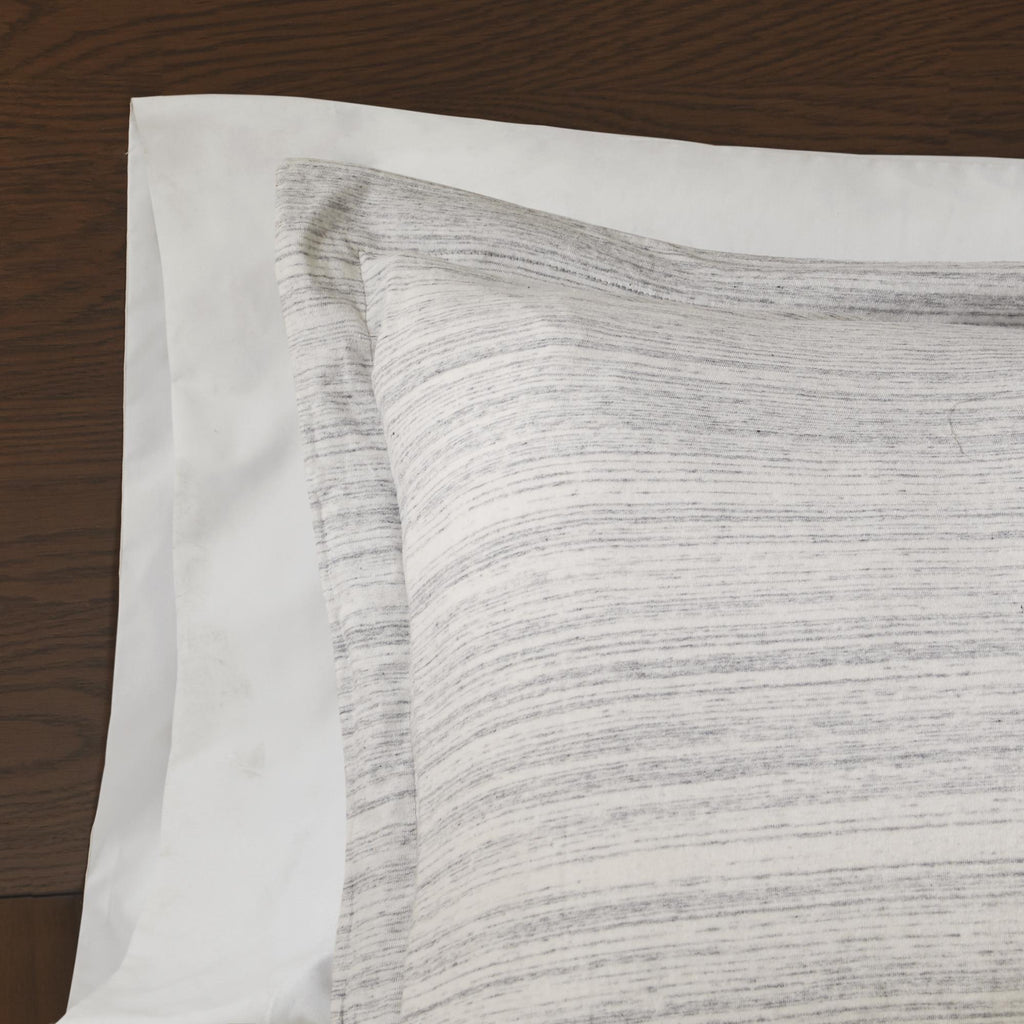 Home Essence Apartment Space Dyed MelanCotton Jersey Knit Comforter Set