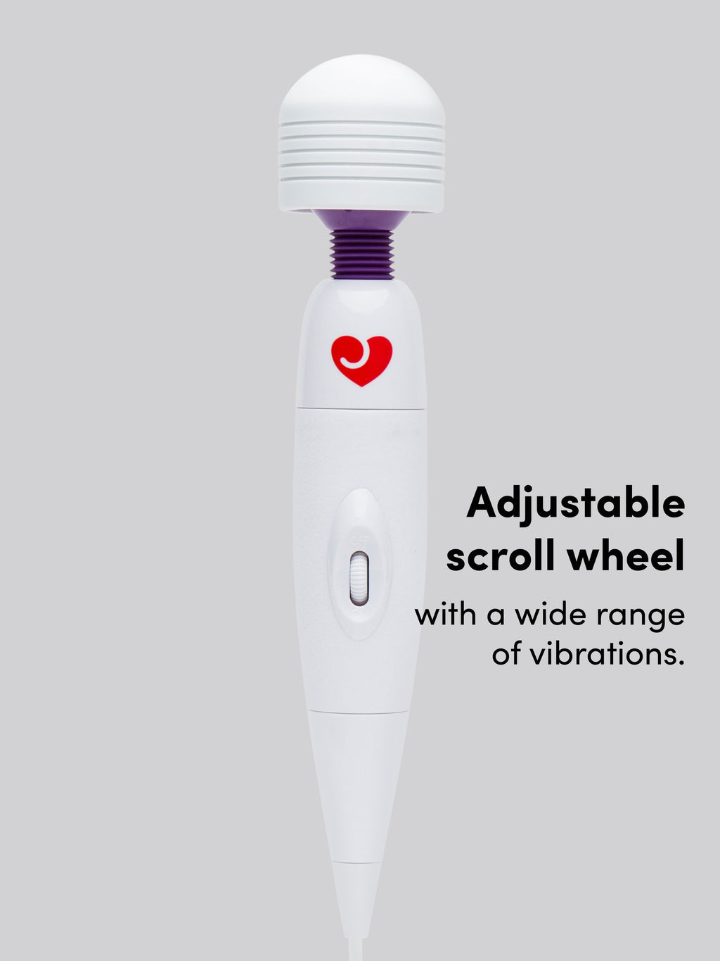 Lovehoney Classic Extra Powerful Massage Wand Vibrator, White | White