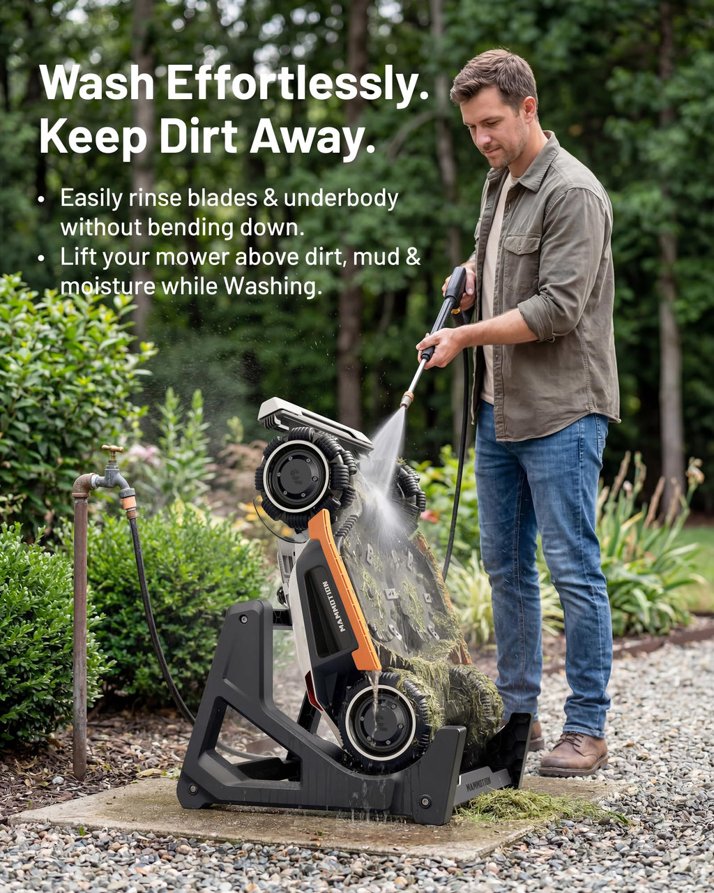 Mower Washstand for Robotic Lawn Mower LUBA 3 AWD Series, LUBA mini AWD Series, YUKA mini Series