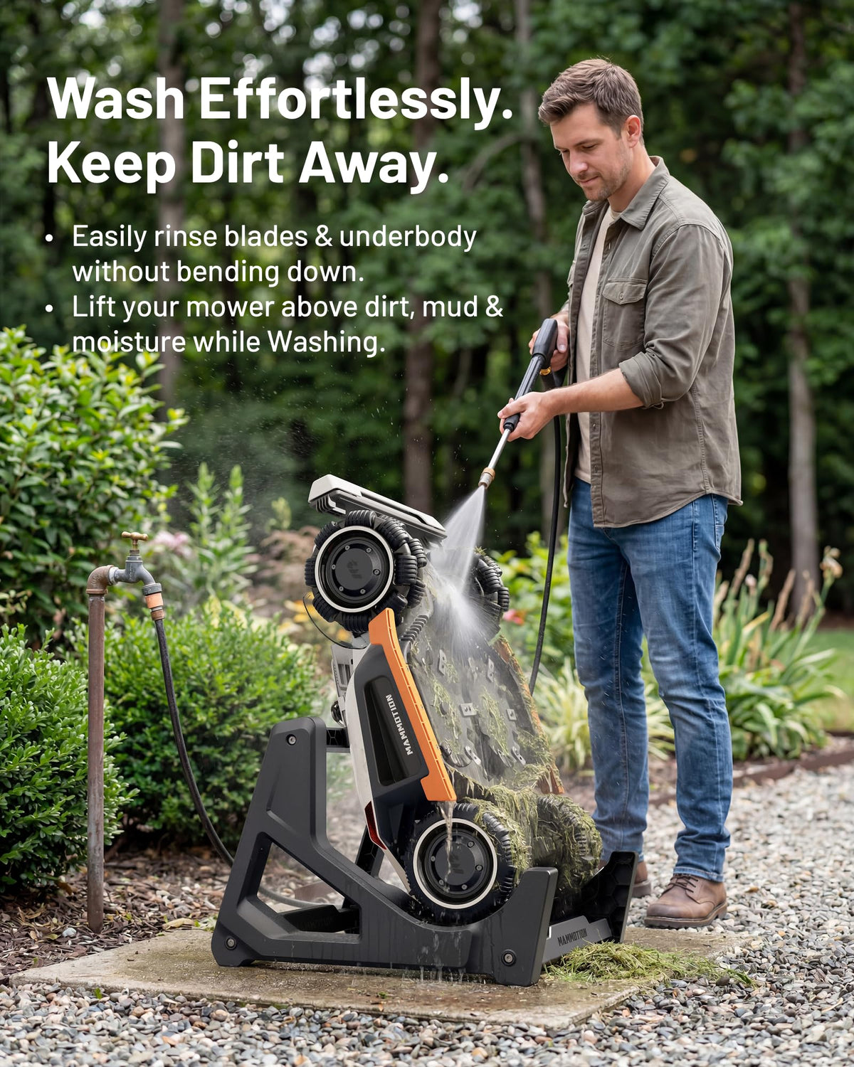 Mower Washstand for Robotic Lawn Mower LUBA 3 AWD Series, LUBA mini AWD Series, YUKA mini Series