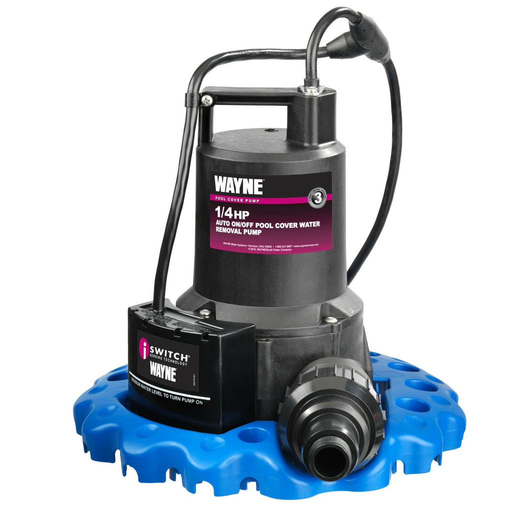 wayne wapc250 1/4 hp thermoplastic non-submersible pool cover