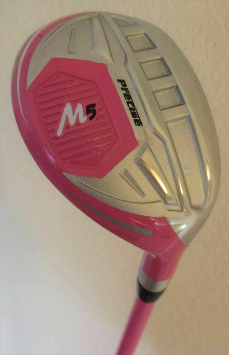 Womens Petite Complete Custom Made Golf Set Clubs for Ladies 5'0"-5'5" Tall Taylor Fit Driver, Wood, Hybrid, Irons, Putter, Bag Beautiful Cotton Candy Color