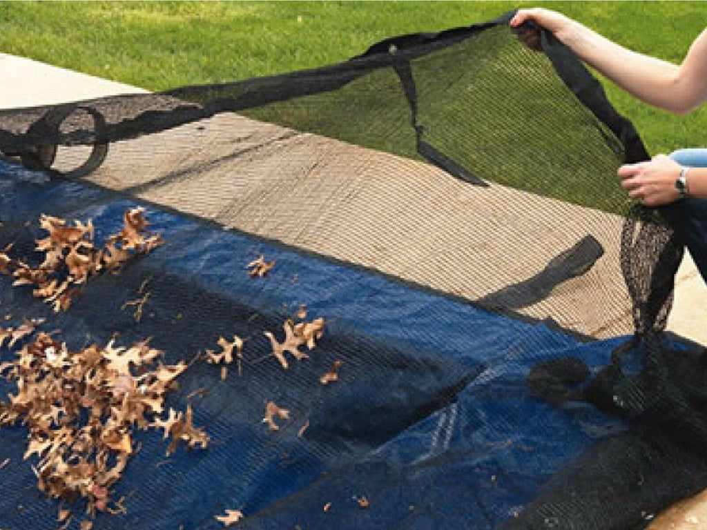 buffalo blizzard rectangle swimming pool leaf net cover (multiple sizes)