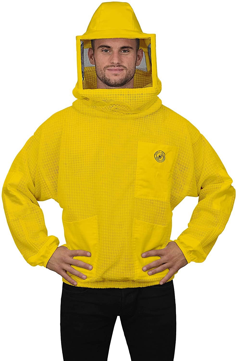 humble bee 522 aero beekeeping smock with square veil