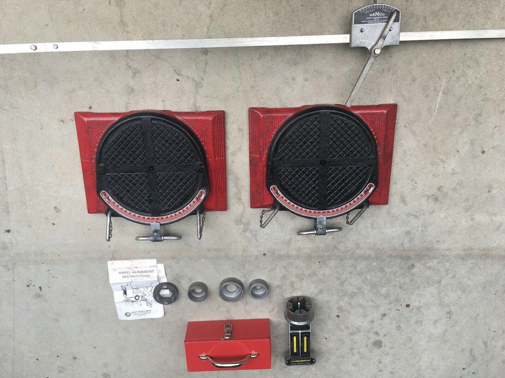 Wheel Alignment Set - Model 778 with Snap On turntables