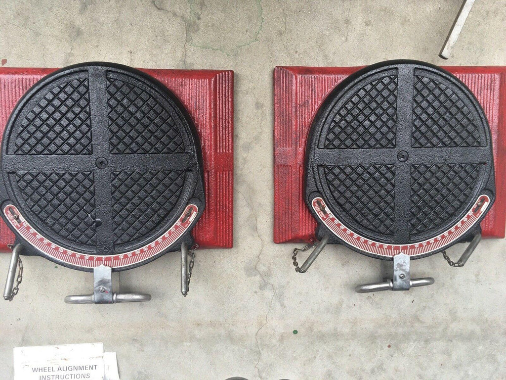 Wheel Alignment Set - Model 778 with Snap On turntables
