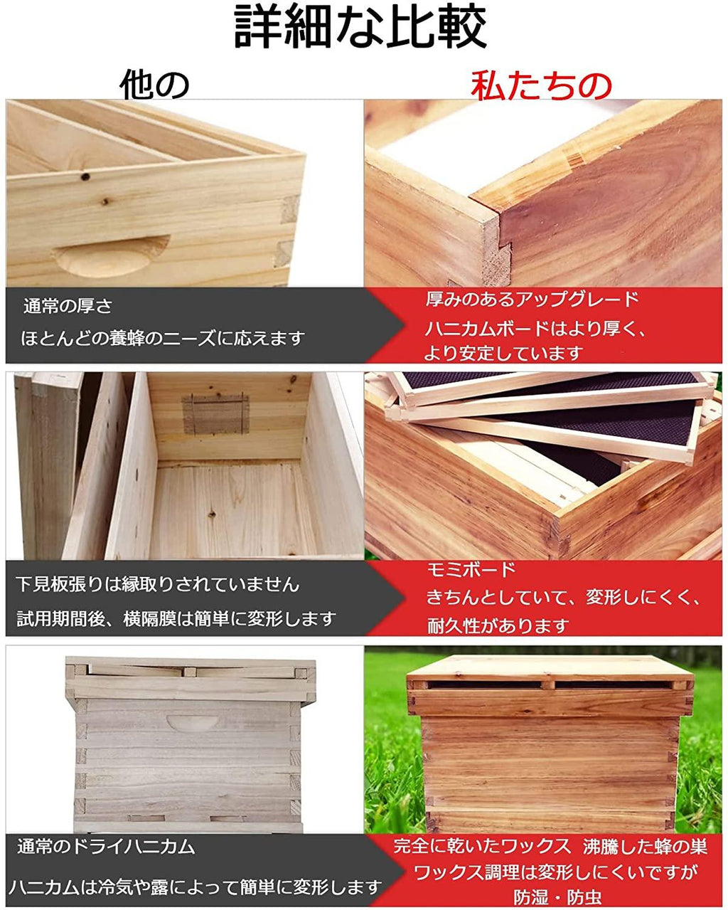 yyhj bee box,beehive complete kit,10 frames wooden beekeeping house bee hives boxes,beehive kit dipped in 100% beeswax,beehives and supplies starter kit for beekeepers