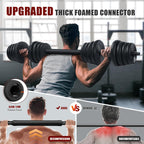 30kg Adjustable Dumbbell Set Barbell Exercise Fitness Equipment Sport Supplies for Building Body Weight Loss