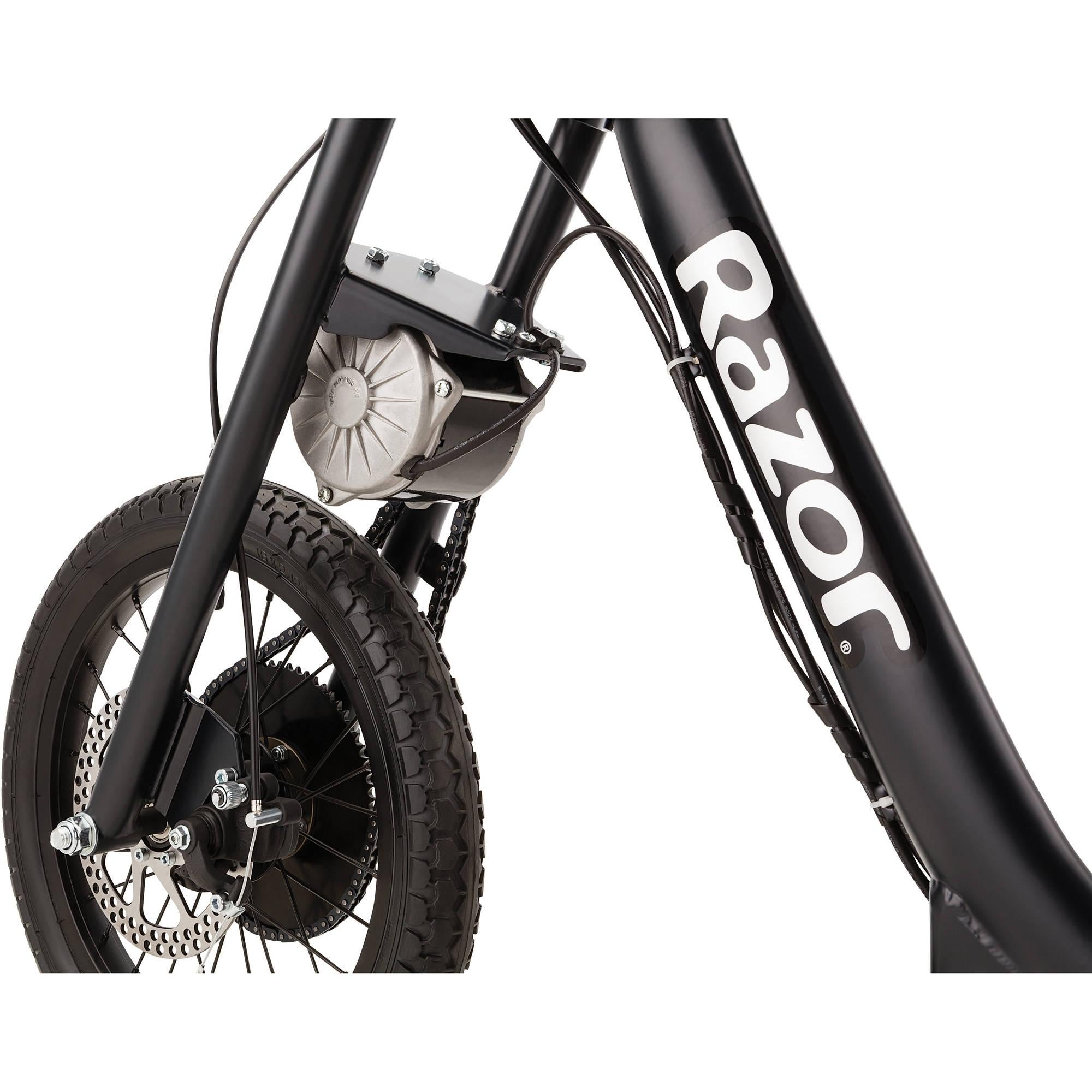 DXT Electric Drift Trike Black- Adjustable Seat and Variable Speed