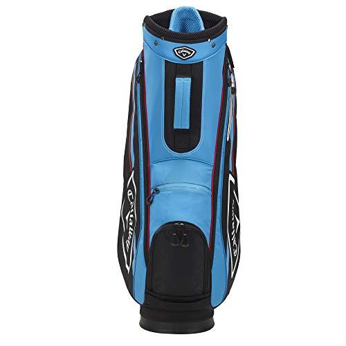 Callaway Golf CHEV 14 Cart Bag Black Cyan Red
