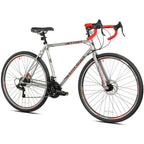 Kent 700c Eagle RidAdventure Gravel Men's LarBike,Silver/Red