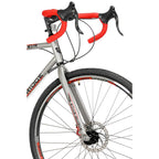 Kent 700c Eagle RidAdventure Gravel Men's LarBike,Silver/Red