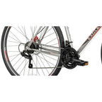 Kent 700c Eagle RidAdventure Gravel Men's LarBike,Silver/Red