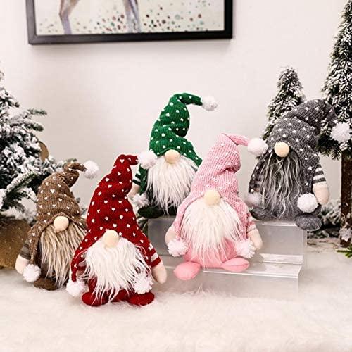 ZMDZA 5PS Big Christmas Doll Decoration Year Christmas Tree Hanging Doll Gnome Innovative  Faceless Dolls for Decor