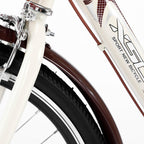 24 Inch 1 Speed Classic Retro Style Bike with Basket and Backseat , Cruiser Bike,Cruiser Bikes