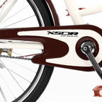 24 Inch 1 Speed Classic Retro Style Bike With Basket And Backseat , Cruiser Bike, Cruiser Bikes