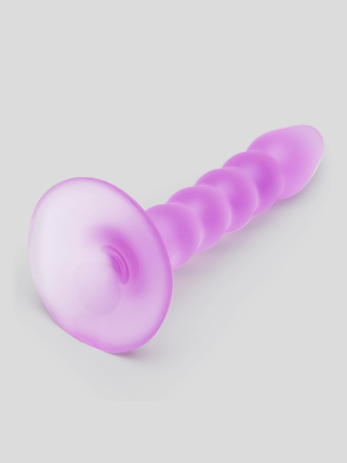 BASICS Ribbed Anal Starter Dildo 5 Inch, Purple
