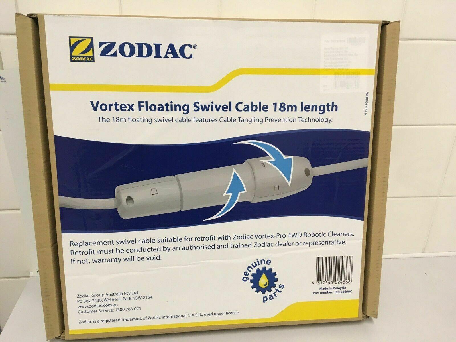 zodiac polaris robotic cleaner 18mt swivel float cable new non tangle vx50 vx40
