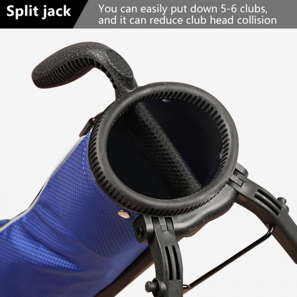 LarCapacity Portable Golf Stand Bag Standard Lightweight Waterproof Support PackaFor Outdoor Sports