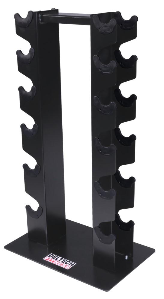 6 Pair Vertical Dumbbell Rack by Deltech Fitness