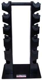 6 Pair Vertical Dumbbell Rack by Deltech Fitness
