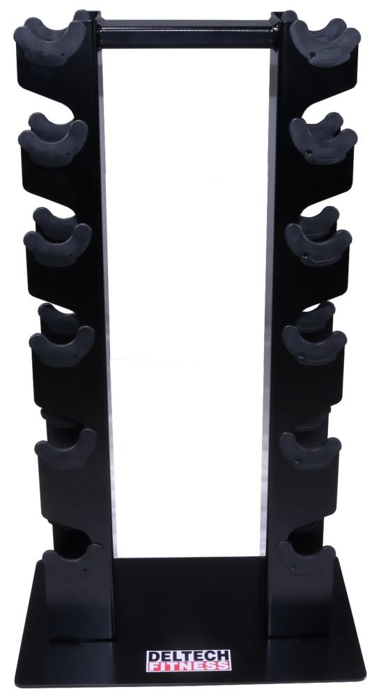 6 Pair Vertical Dumbbell Rack by Deltech Fitness