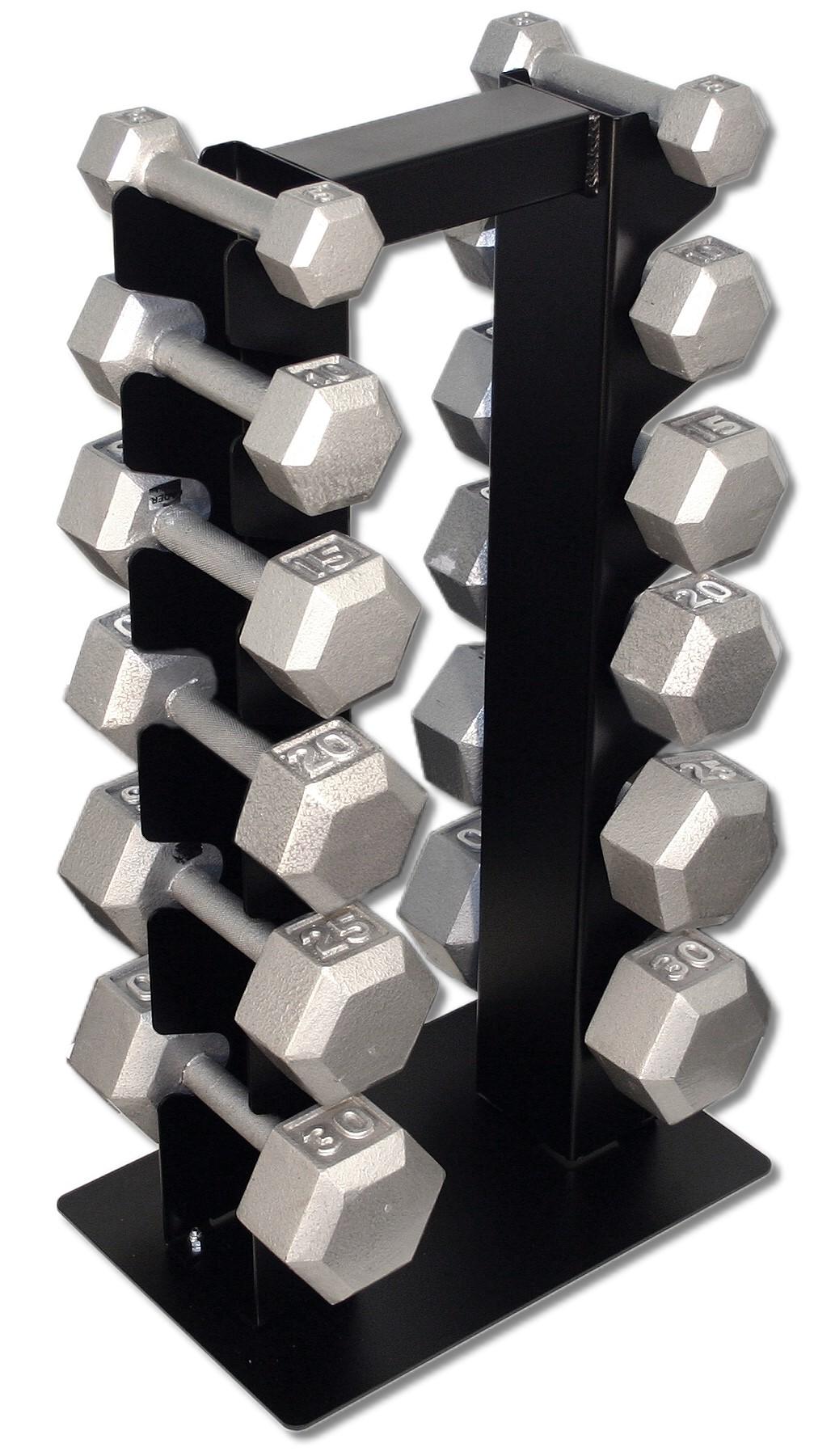 6 Pair Vertical Dumbbell Rack by Deltech Fitness