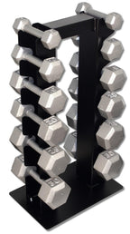 6 Pair Vertical Dumbbell Rack by Deltech Fitness