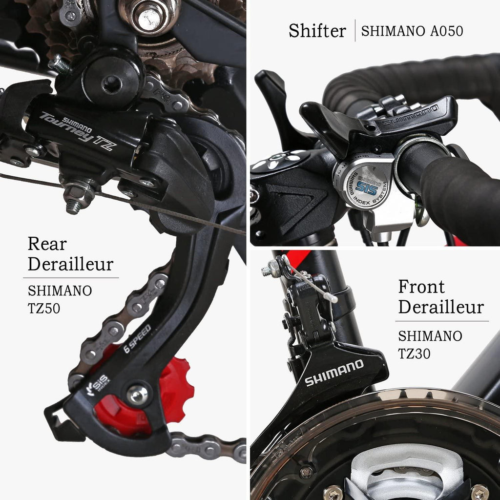 EUROBIKE Road Bike TSM XC550 Bike 21 Speed Dual Disc Brake 54CM 3-Spoke Wheels Bicycle