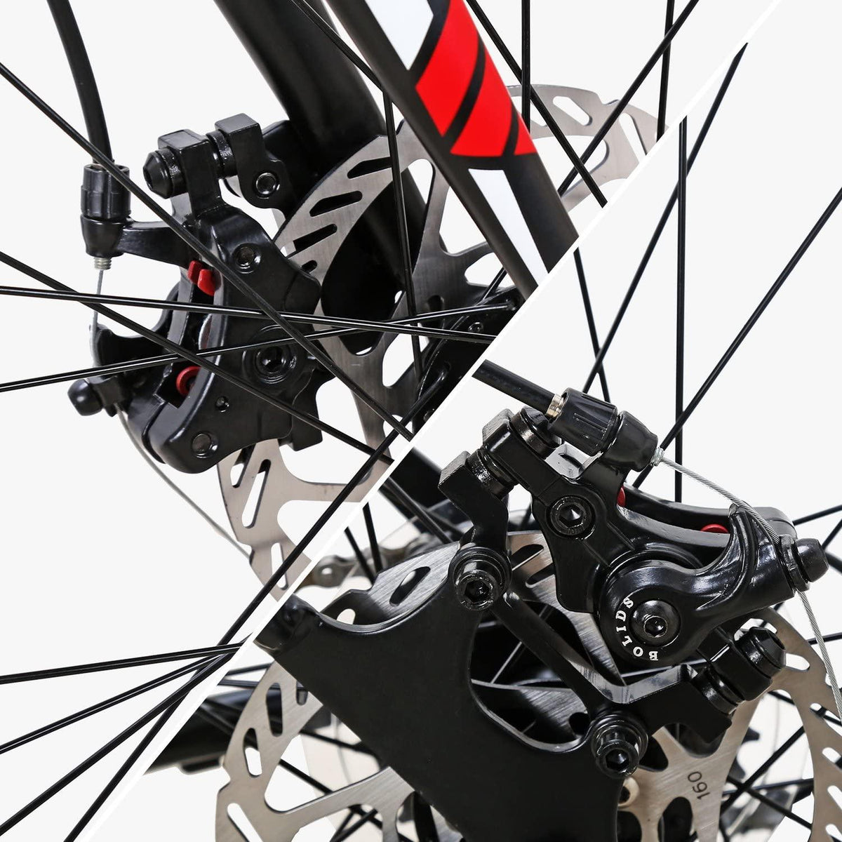 EUROBIKE Road Bike TSM XC550 Bike 21 Speed Dual Disc Brake 54CM 3-Spoke Wheels Bicycle