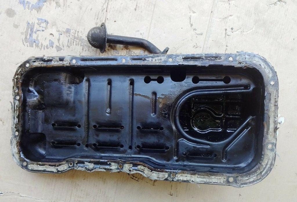 NISSAN PRIMP11 MODEL 1999 01 ENGINE QG16DE OIL PAN WITH OIL INDICATOR USED