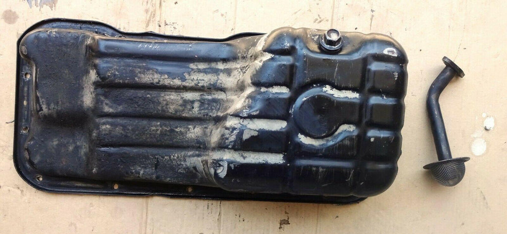 NISSAN PRIMP11 MODEL 1999 01 ENGINE QG16DE OIL PAN WITH OIL INDICATOR USED