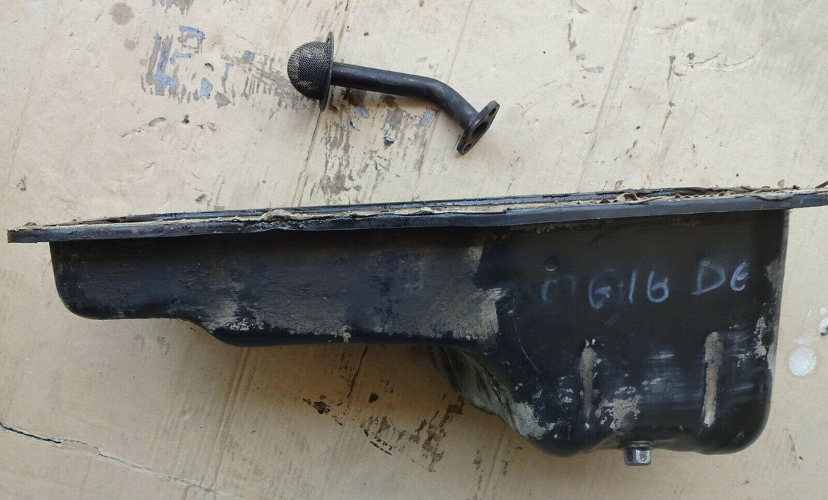 NISSAN PRIMP11 MODEL 1999 01 ENGINE QG16DE OIL PAN WITH OIL INDICATOR USED