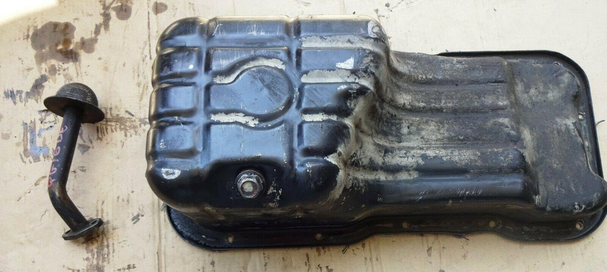 NISSAN PRIMP11 MODEL 1999 01 ENGINE QG16DE OIL PAN WITH OIL INDICATOR USED