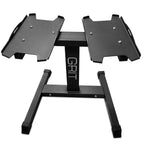 Grit Elite Dumbbell Stand for Adjustable Dumbbells, Weight Rack for Home Gym (Black)