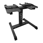 Grit Elite Dumbbell Stand for Adjustable Dumbbells, Weight Rack for Home Gym (Black)