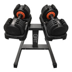 Grit Elite Dumbbell Stand for Adjustable Dumbbells, Weight Rack for Home Gym (Black)