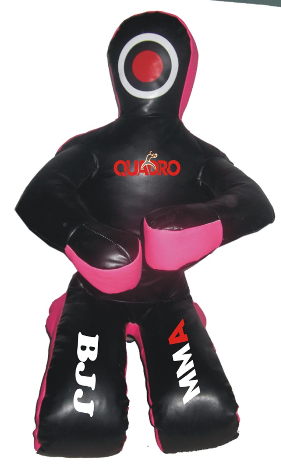 QUADRO MMA Jiu Jitsu Martial Arts Training Kick Boxing Black Sitting Position Punching Bag - 59 inches