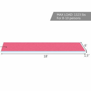 Gymax 3-layer Water Mat Floating Pad Island Water Sports Recreation Relaxing 18' x 6'