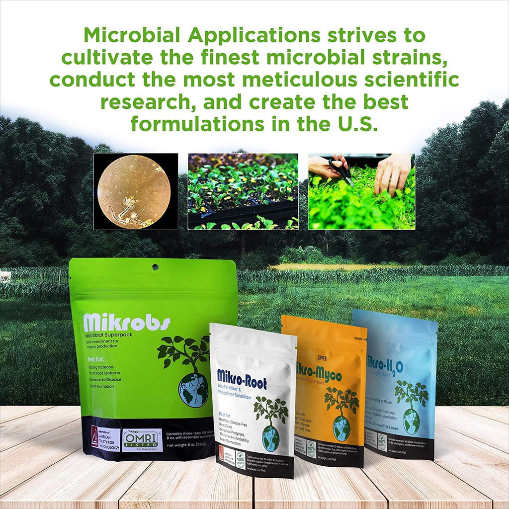 mikrobs - microbial superpack for living soil. revitalize plants (5 lb.)